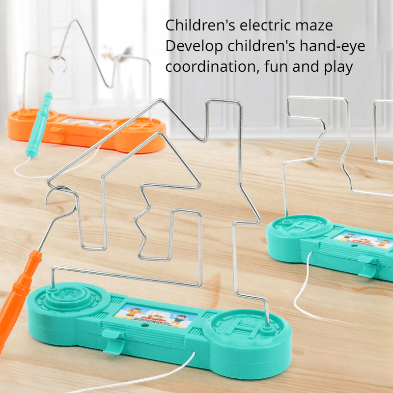 3pc Electric Shock Maze Game, Interactive Party Fun with Educational Twist