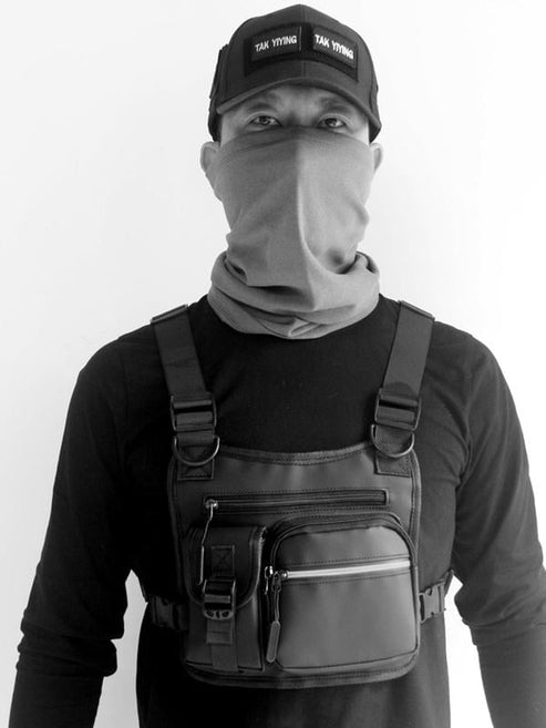 🔥 Adjustable Zipper Tactical Chest Bag 🎒✨ Multi-Functional & Ready for Action!