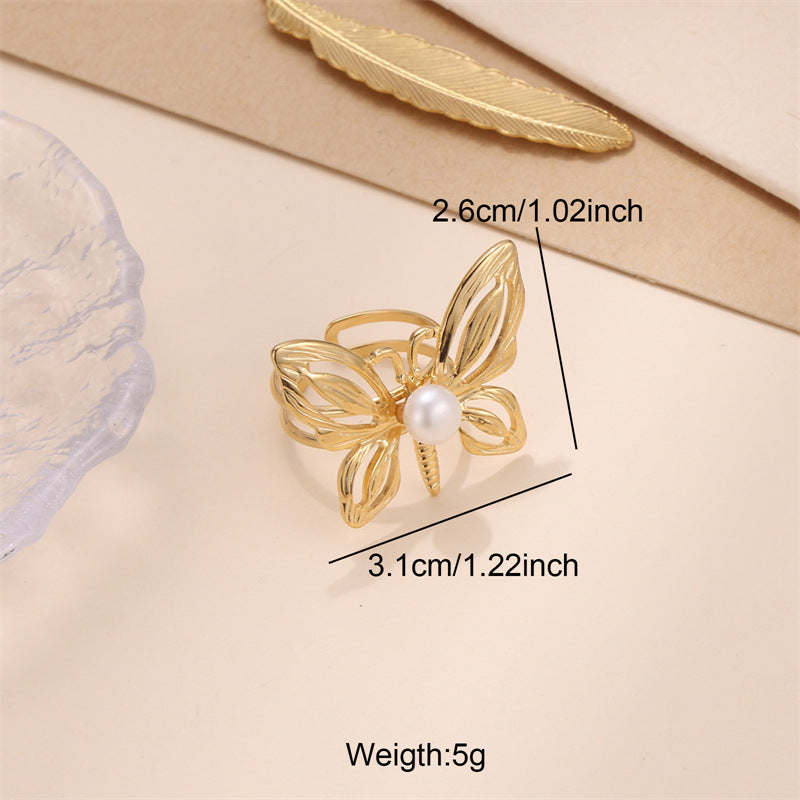 Butterfly Adjustable Ring