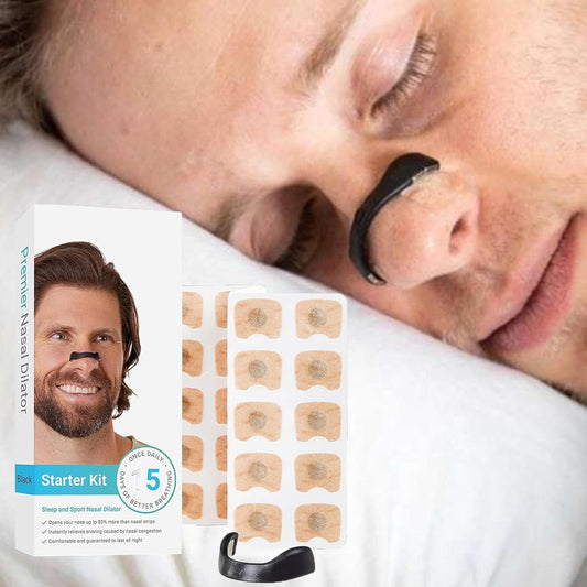 (💥50% OFF) - 🔥HOT SALE🔥🎉 - 👨‍⚕ Magnetic Nasal Strip Anti-Snoring Equipment