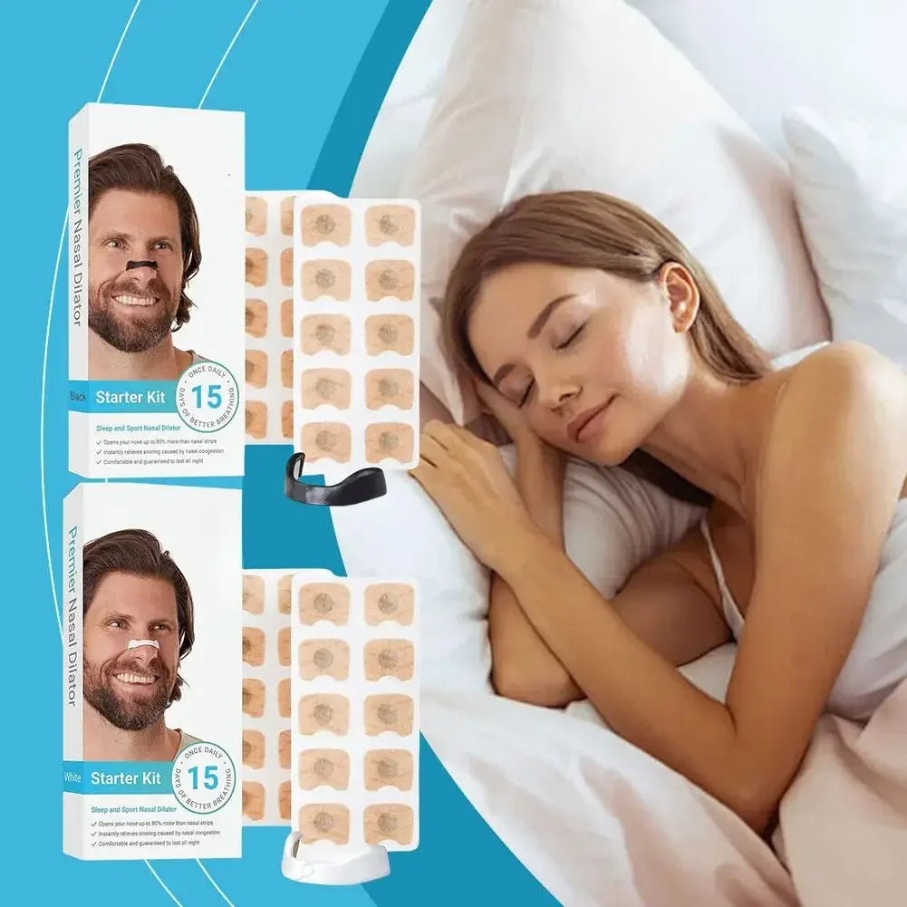 (💥50% OFF) - 🔥HOT SALE🔥🎉 - 👨‍⚕ Magnetic Nasal Strip Anti-Snoring Equipment