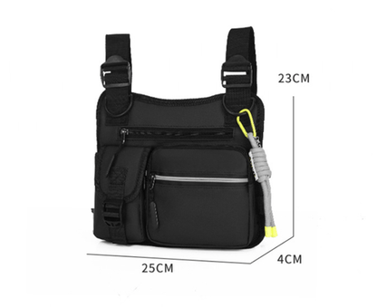 🔥 Adjustable Zipper Tactical Chest Bag 🎒✨ Multi-Functional & Ready for Action!