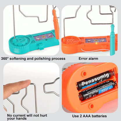 3pc Electric Shock Maze Game, Interactive Party Fun with Educational Twist